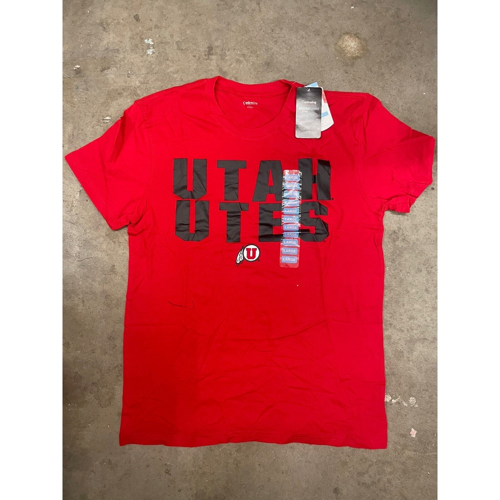 Utah Utes‎ Red T Shirt MEDIUM